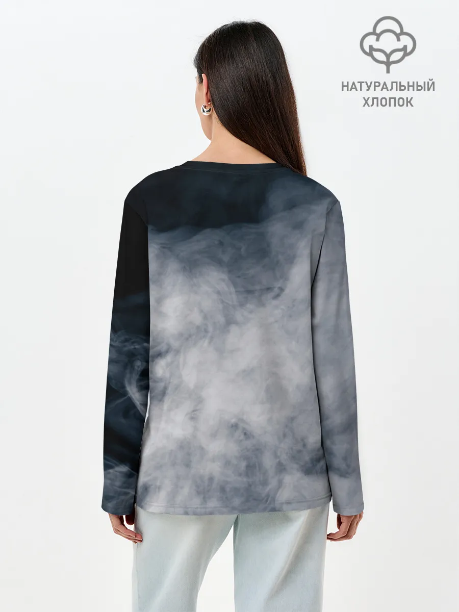 Лонгслив женский. Хлопок / DEATH STRANDING FRAGILE EXPRESS