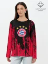Лонгслив женский. Хлопок / Bayern Munchen: Бавария.