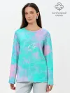 Лонгслив женский. Хлопок / sky dream|fly