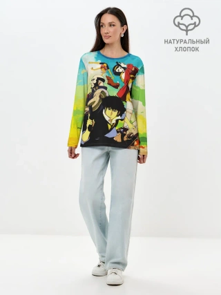 Лонгслив женский. Хлопок / Cowboy Bebop All