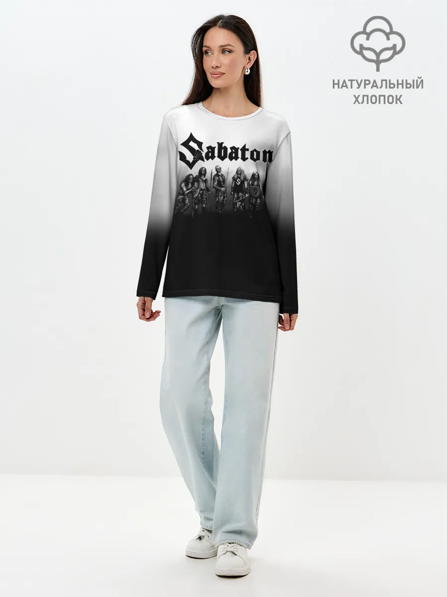 Лонгслив женский. Хлопок / Участники группы Sabaton