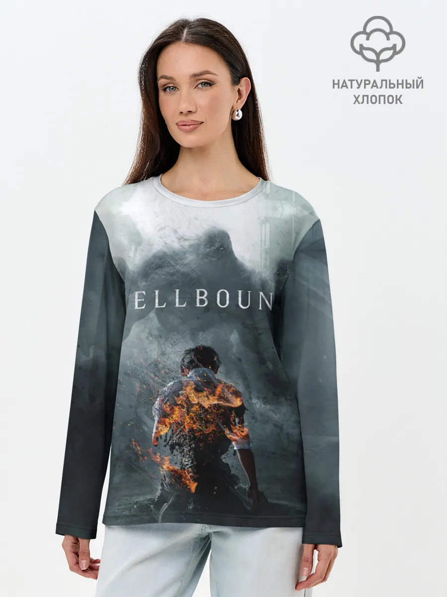 Лонгслив женский. Хлопок / Hellbound или Зов Ада