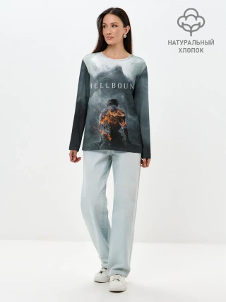 Лонгслив женский. Хлопок / Hellbound или Зов Ада