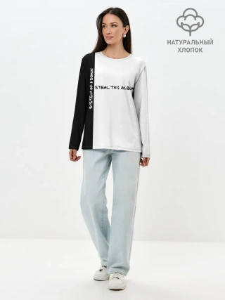 Лонгслив женский. Хлопок / System of a Down - Steal This Album!