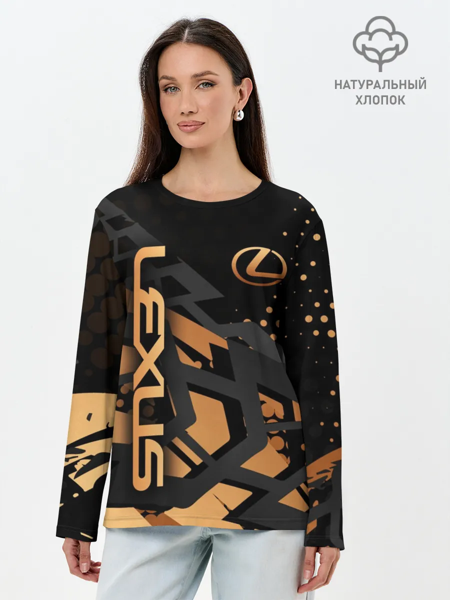 Лонгслив женский. Хлопок / Lexus