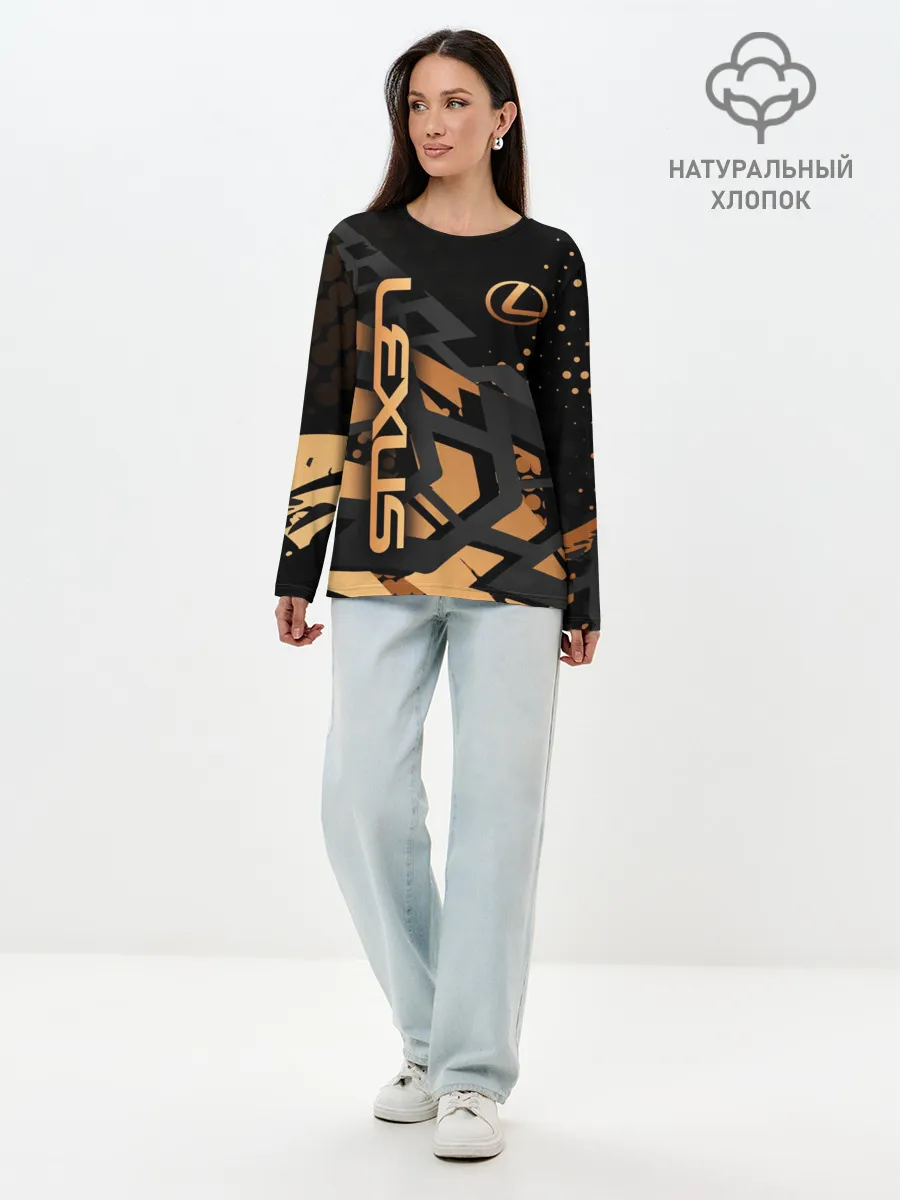 Лонгслив женский. Хлопок / Lexus