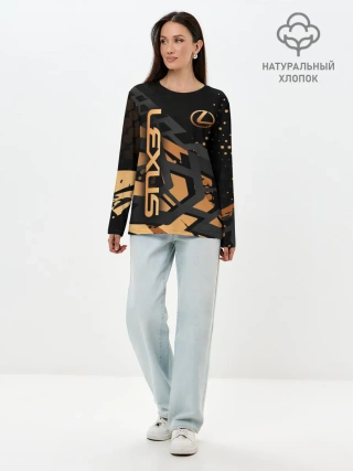Лонгслив женский. Хлопок / Lexus