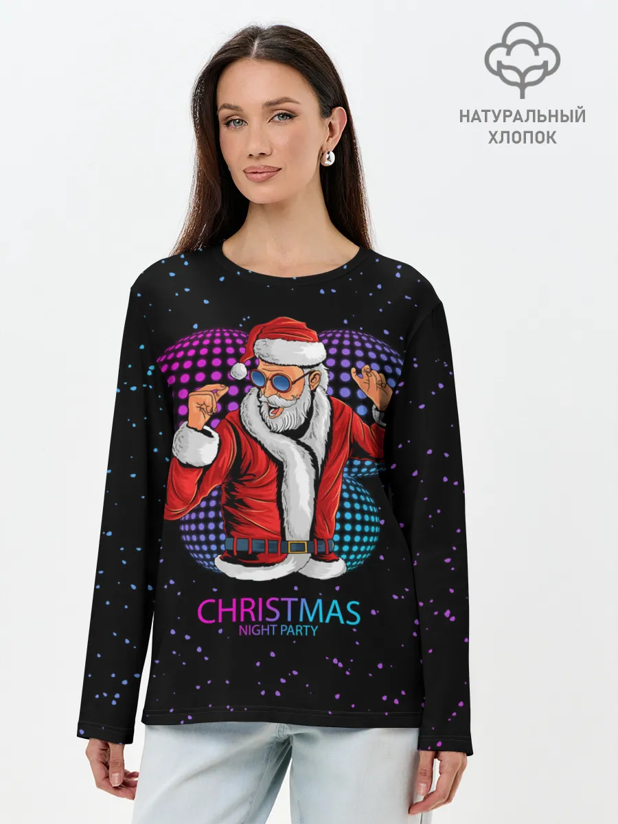 Лонгслив женский. Хлопок / Santa Dance