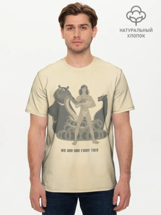 Мужская базовая футболка хлопок / Маугли Fariy