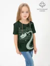 Детская футболка хлопок / Каа Green
