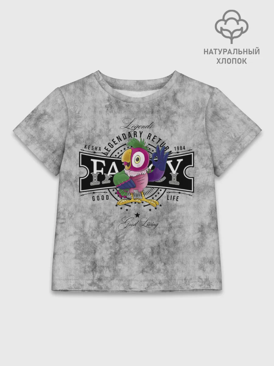Детская футболка хлопок / Кеша Grey
