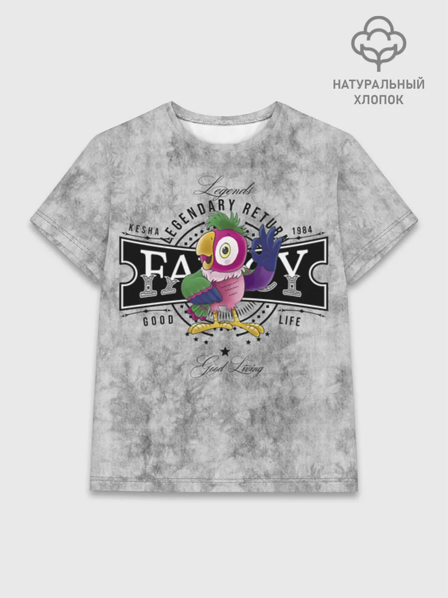 Женская базовая футболка хлопок / Кеша Grey