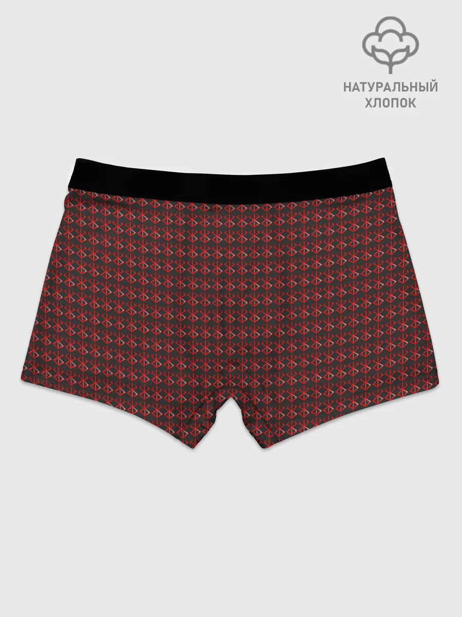 Мужские боксеры / Красный паттерн