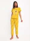 Женская пижама с брюками / Цветняшки  Cheep Yellow