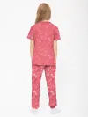 Детская пижама с брюками хлопок / P032_FoxtailLightRed