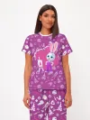 Женская пижама с брюками / Цветняшки Hoppy Purple