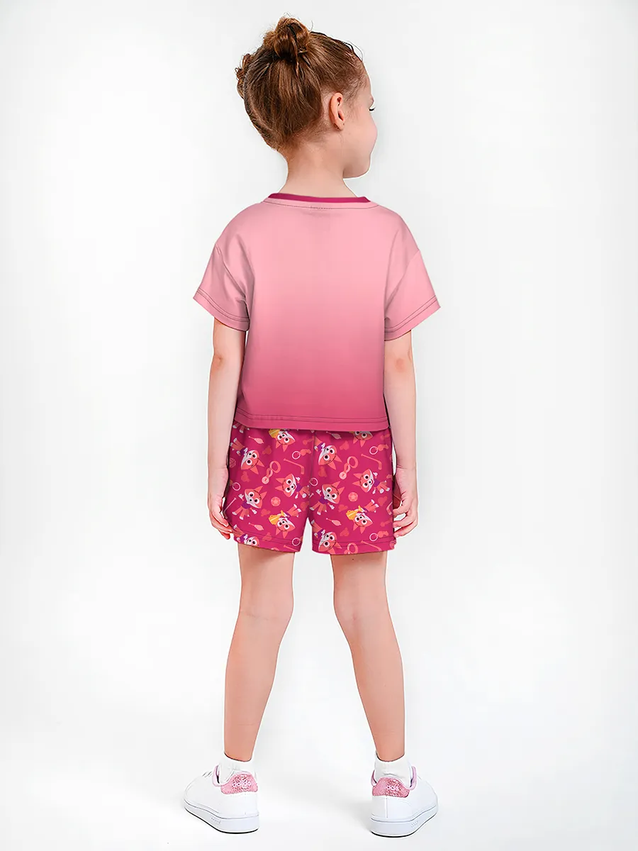 Девочкина пижама с шортами / Цветняшки FoxtailFlat