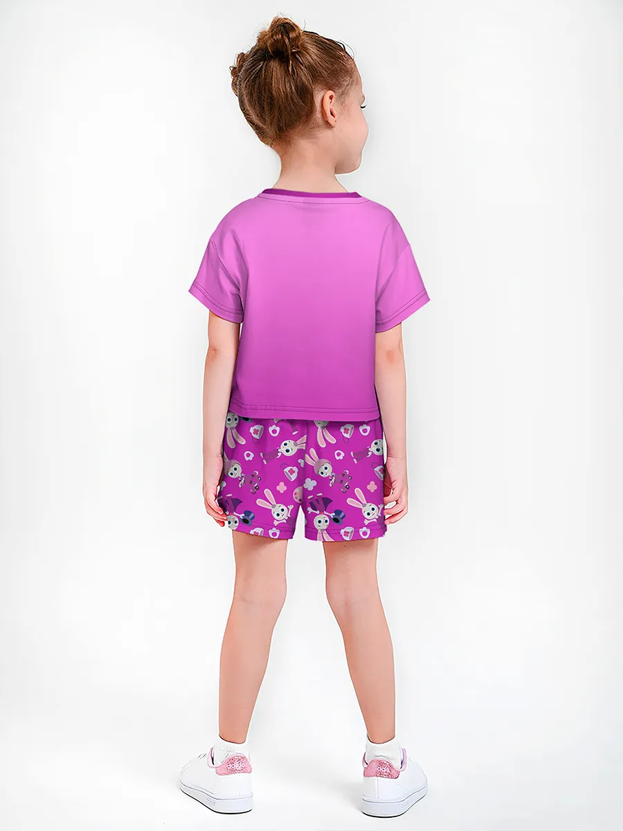 Девочкина пижама с шортами / Цветняшки HoppyFlat
