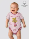 Боди для малышей / Оранжевая корова ZoPinkBody