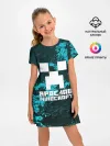 Детское платье / Ярослав в стиле Minecraft