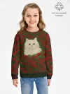 Детский свитшот хлопок / CatRedGreen
