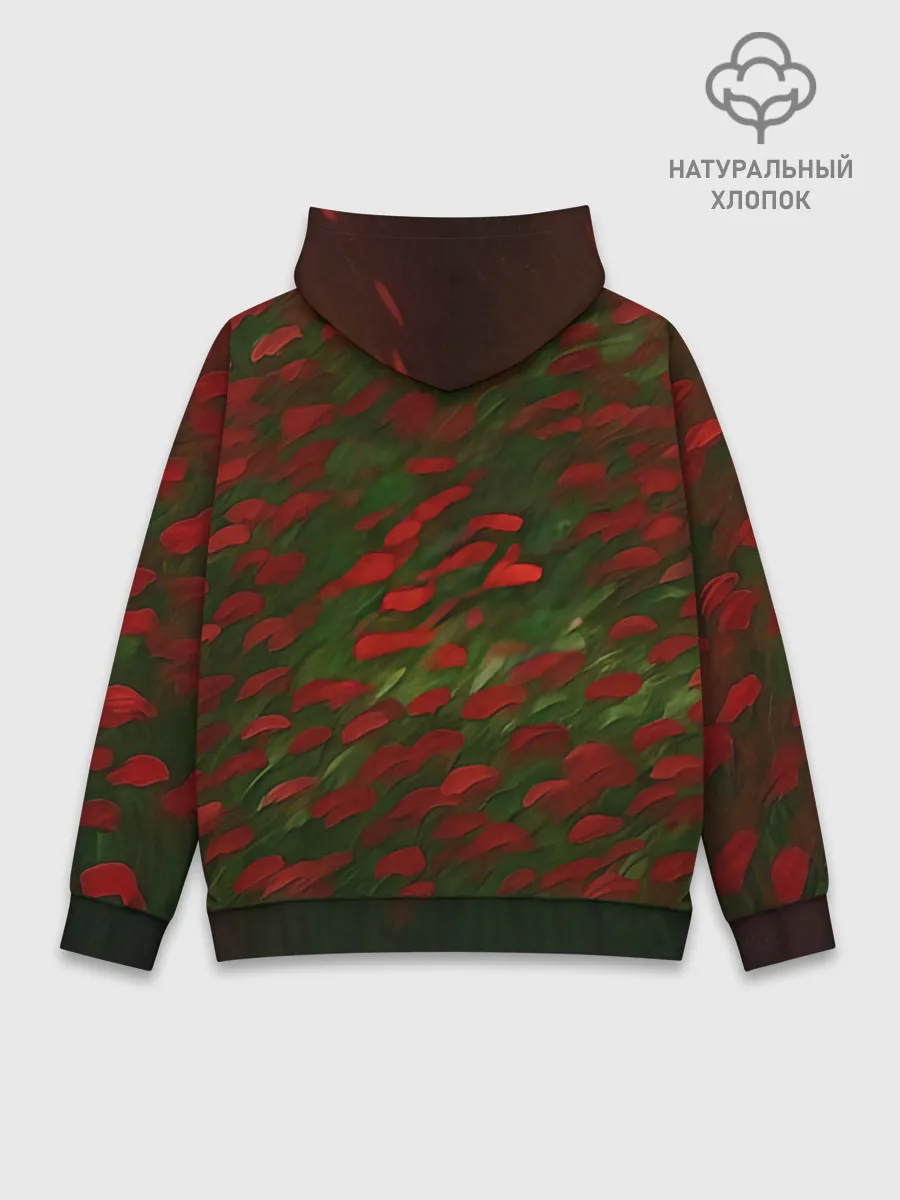 Худи мужской база хлопок / CatRedGreen