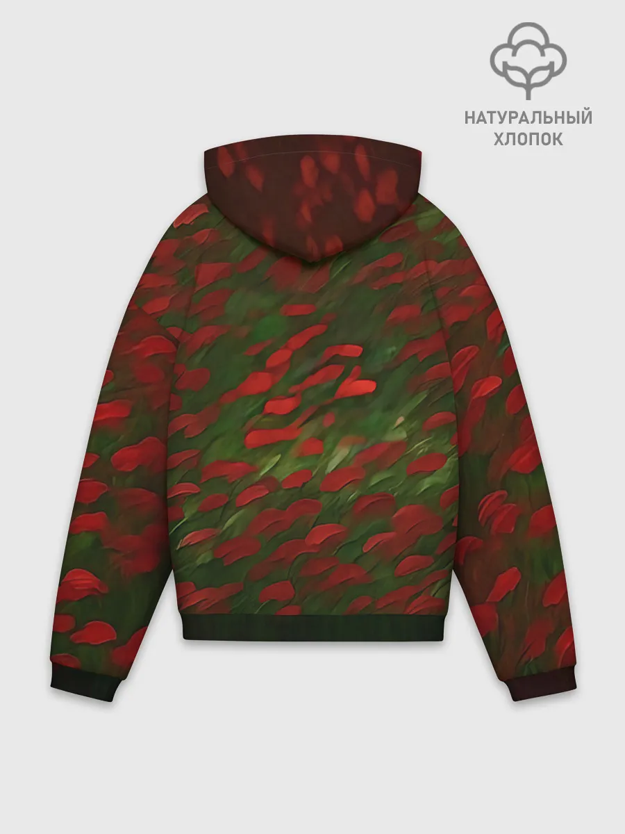 Худи мужской оверсайз хлопок / CatRedGreen