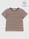 Детская футболка хлопок / Полоска Retro_brown
