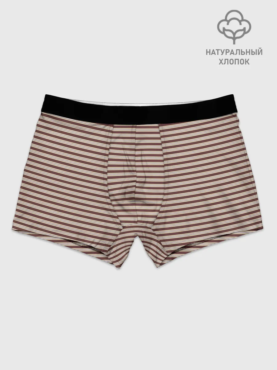 Мужские боксеры / Полоска Retro_brown