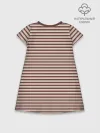 Детское платье хлопок / Полоска Retro_brown