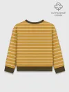 Детский свитшот хлопок / Полоска Ретро жёлтая