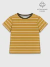 Детская футболка хлопок / Полоска Ретро жёлтая