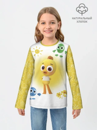 Детский лонгслив хлопок / Цветняшки Cheep