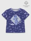 Детская футболка хлопок / Цветняшки WolfyBlue