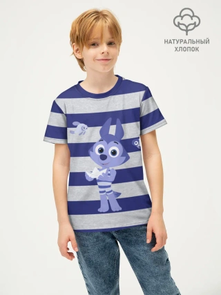 Детская футболка хлопок / Цветняшки BlueStrips