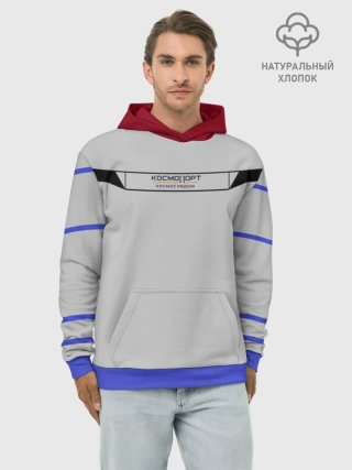 Худи мужской база хлопок / Дизайн Космопорт