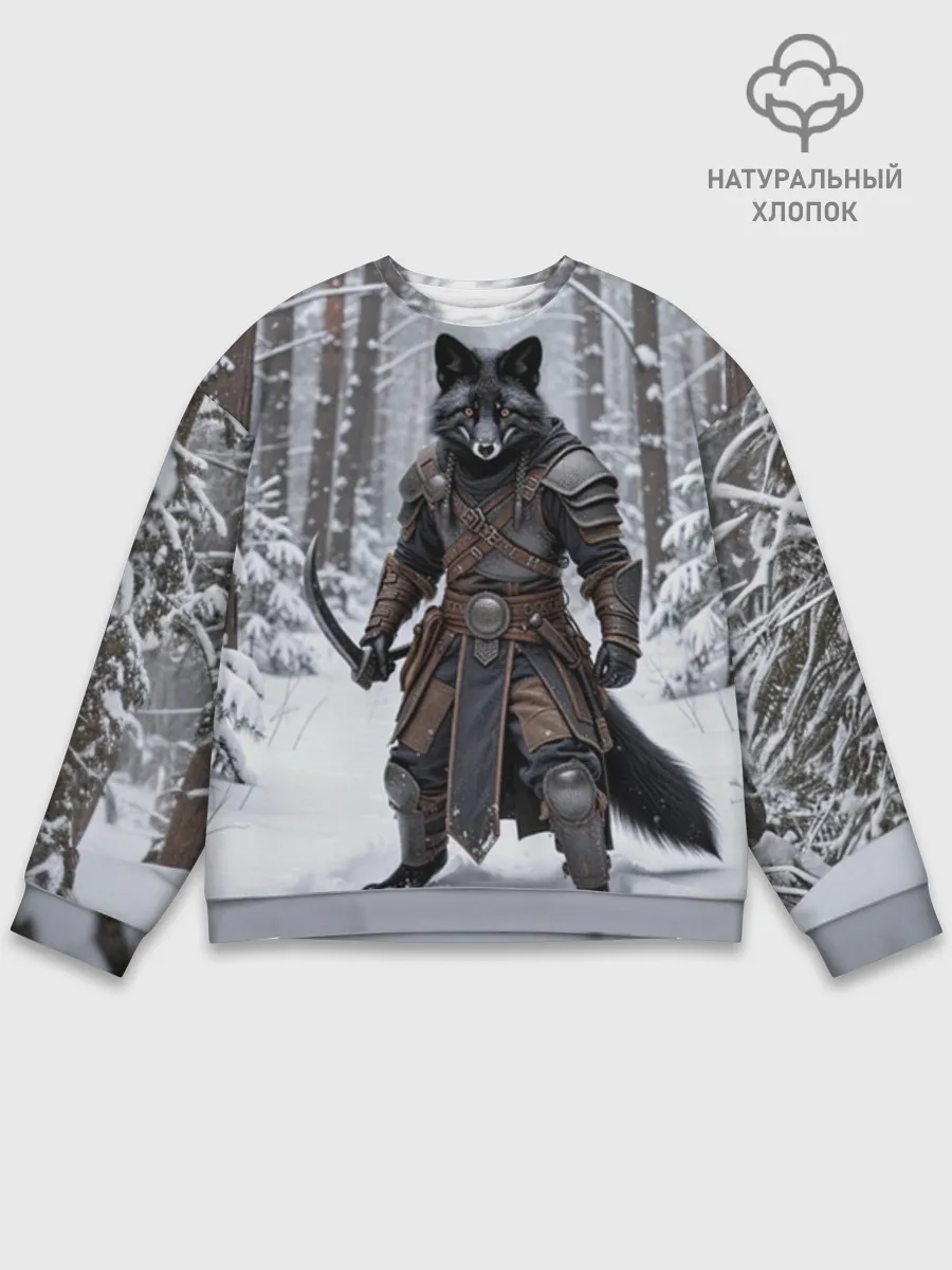 Мужской свитшот база хлопок / Сургут место силы