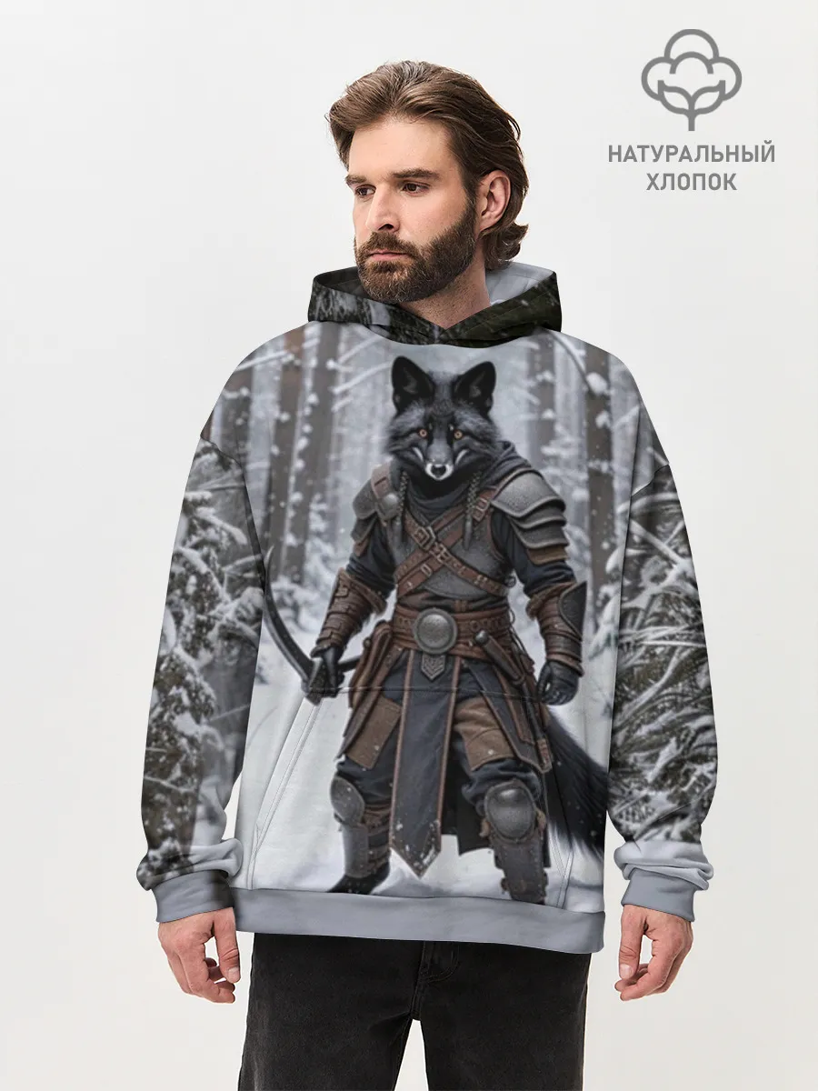 Худи мужской оверсайз хлопок / Сургут место силы