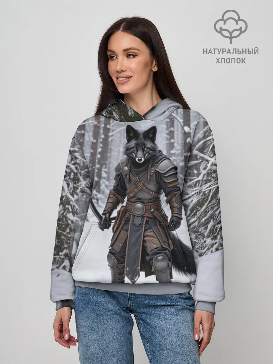 Худи женский база хлопок /  Сургут место силы