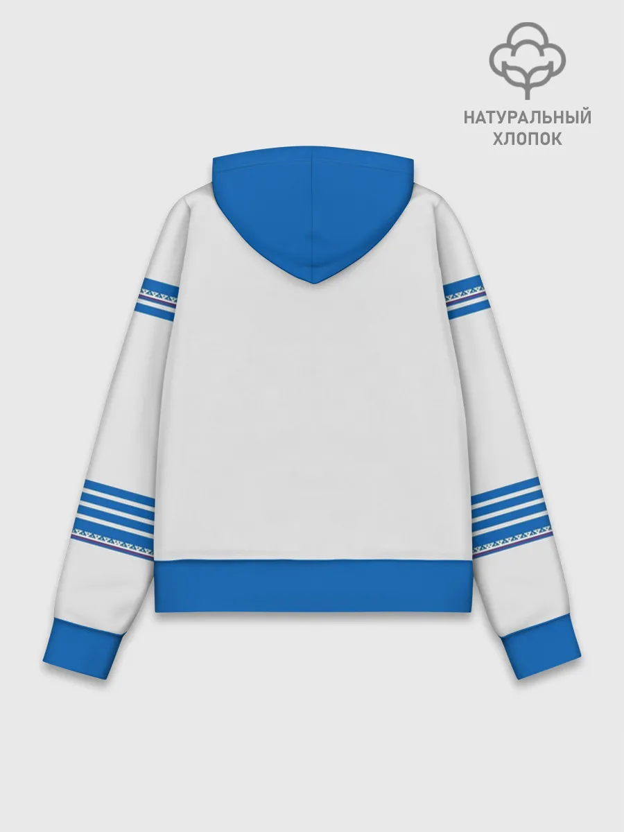 Худи женский база хлопок / Сургут космический лис