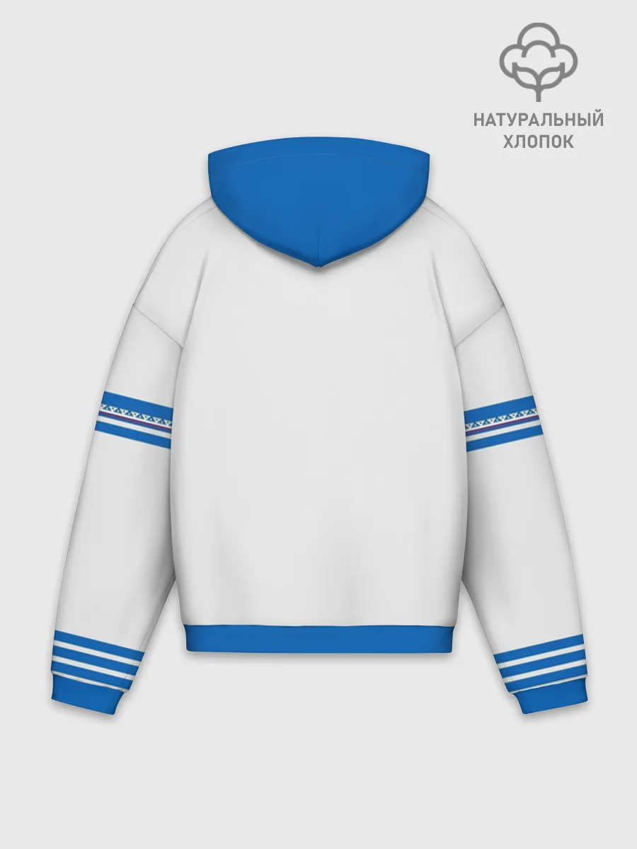 Худи мужской оверсайз хлопок / Сургут космический лис