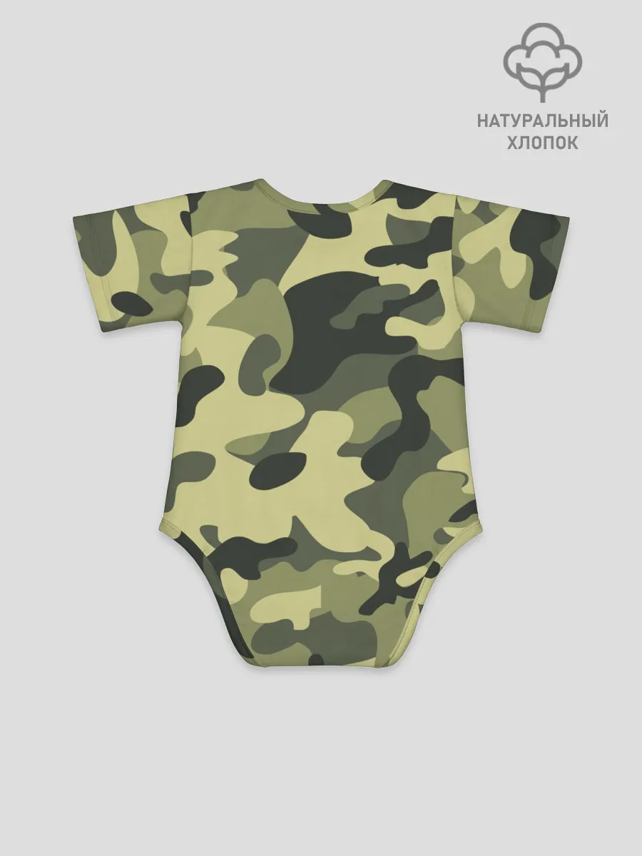 Детское боди / Камуфляж Хаки