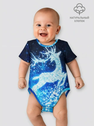 Детское боди / Новогодний олень