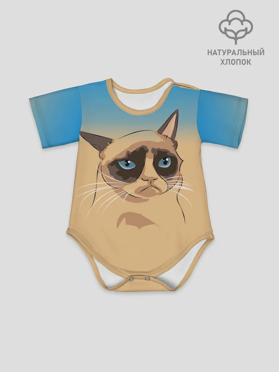 Детское боди / Grumpy cat ART