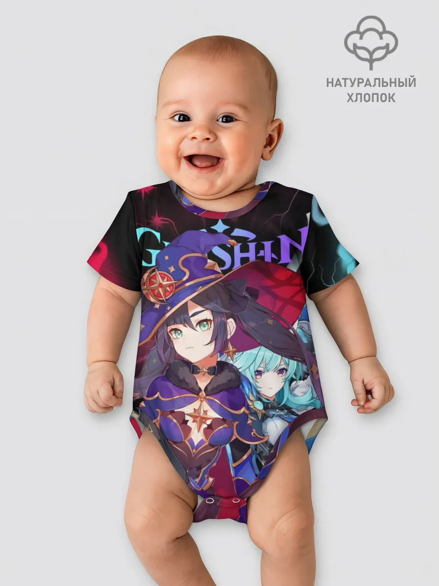 Детское боди / Мона и Эола, Genshin Impact