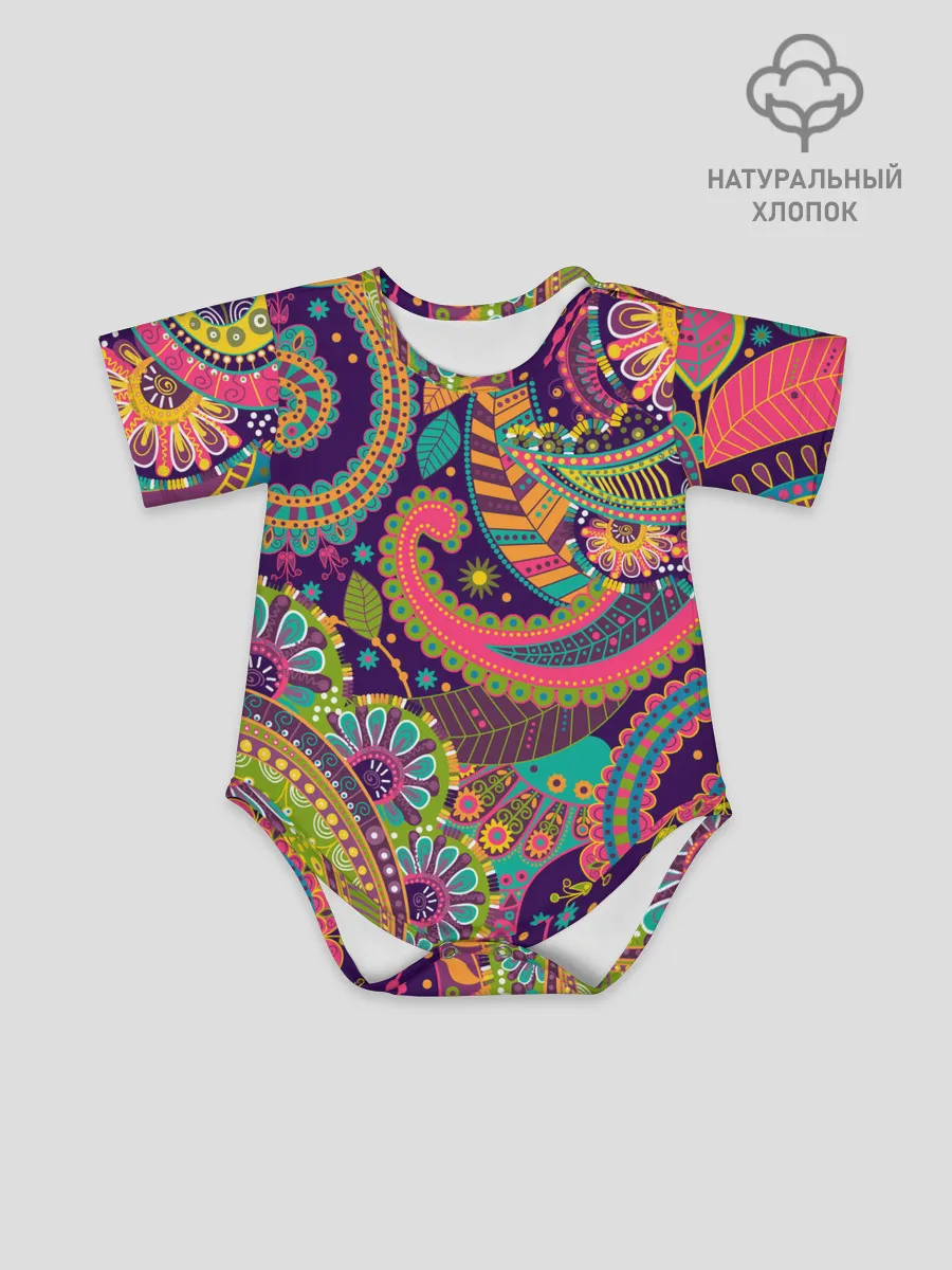 Детское боди / Яркий красочный узор
