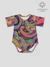 Детское боди / Яркий красочный узор