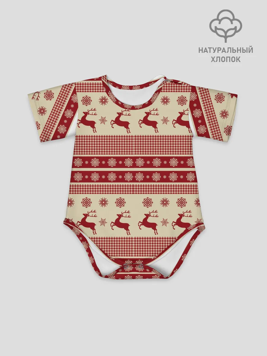 Детское боди / Новогодние Олени!