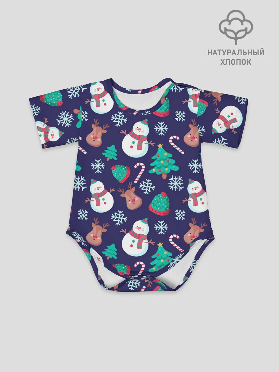 Детское боди / Рождественский Паттерн!