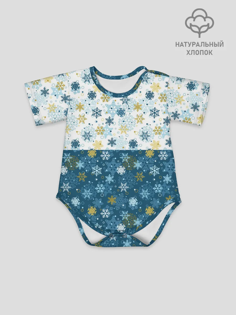 Детское боди / Падают Снежинки